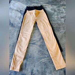 Old Navy Skinny khaki pants size 2 (2 pair) Tall